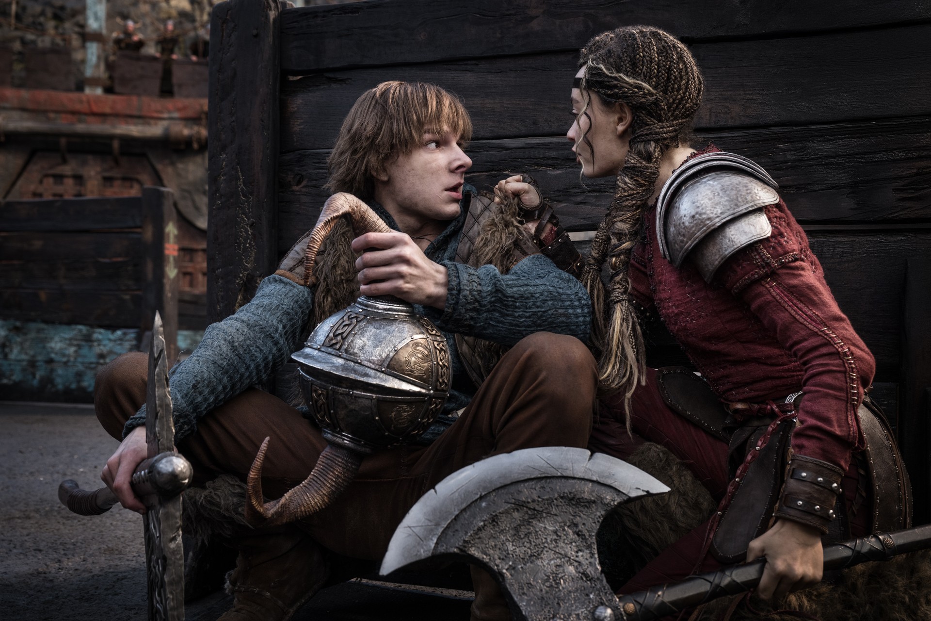 Bilder aus Drachenzähmen leicht gemacht (ukrainische Fassung)