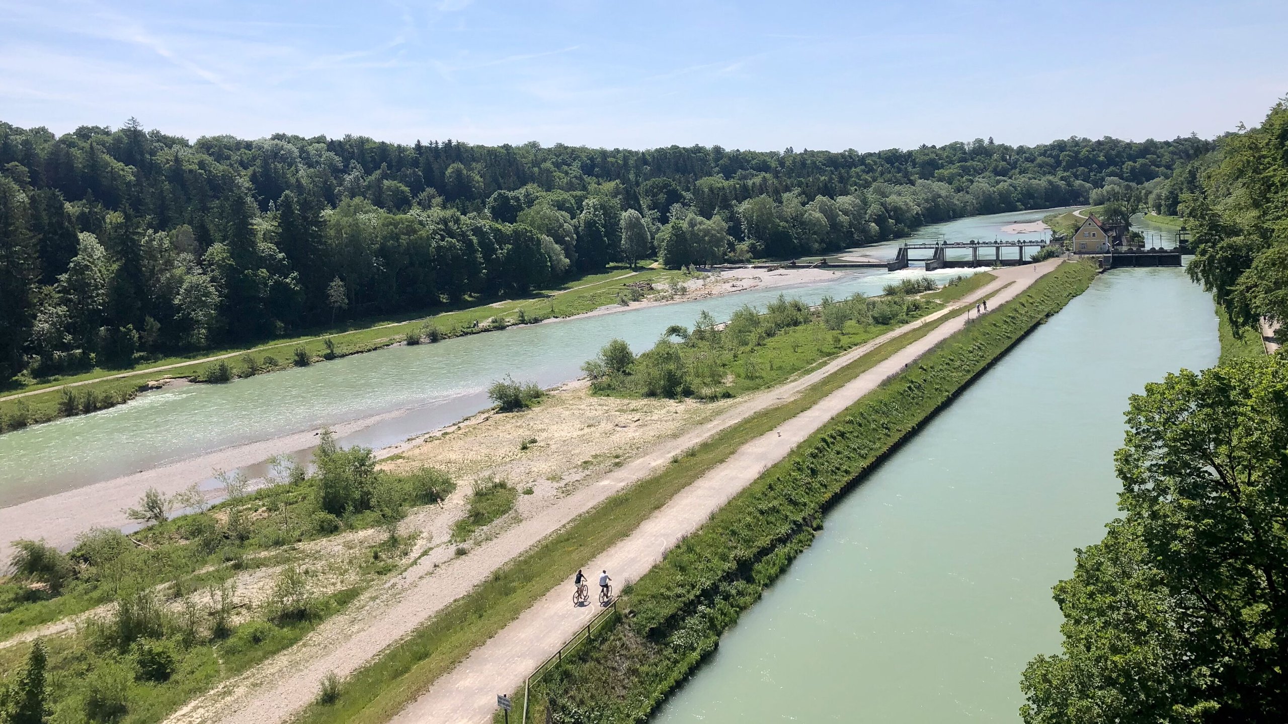Baden an der Isar / in der Isar baden: Großhesslohe