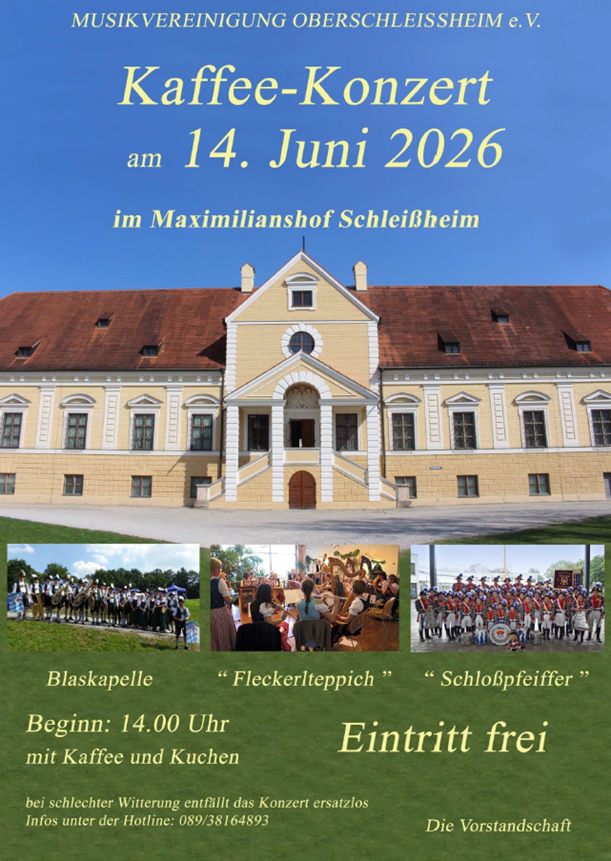 Kaffeekonzert der Musikvereinigung Oberschleißheim