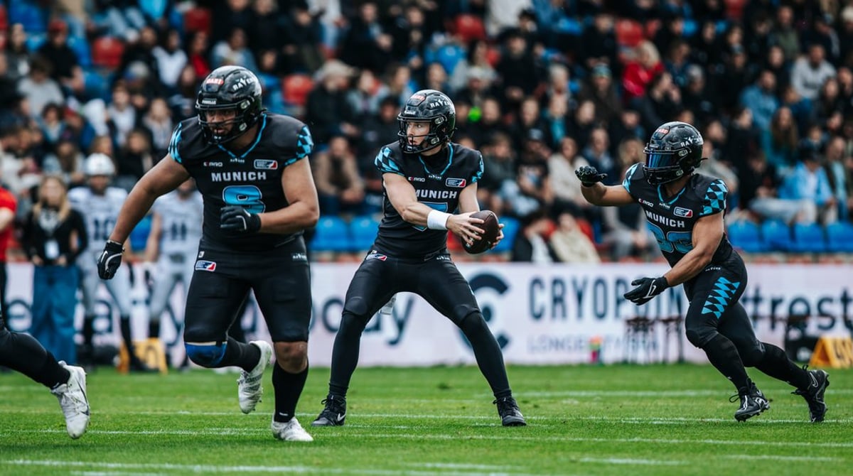 Munich Ravens vs Raiders Tirol am 17.05. im Grünwalder Stadion