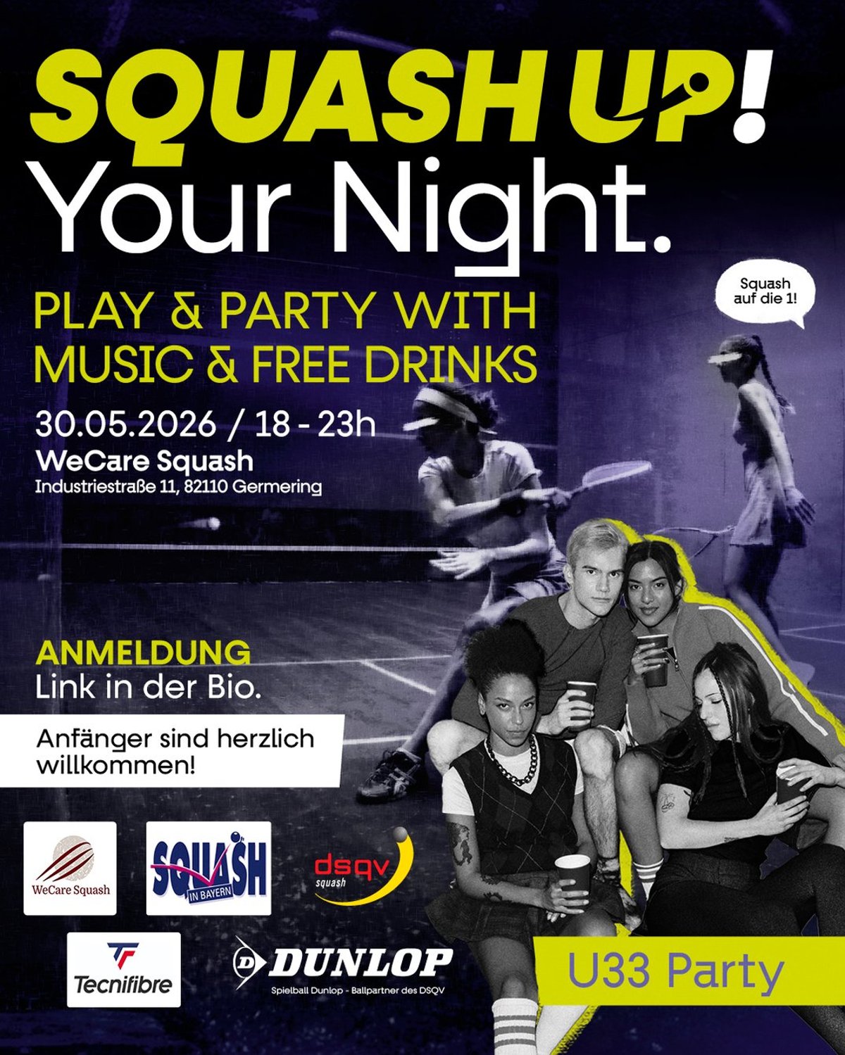 Squash Up! Your Night – WeCare Squash Germering