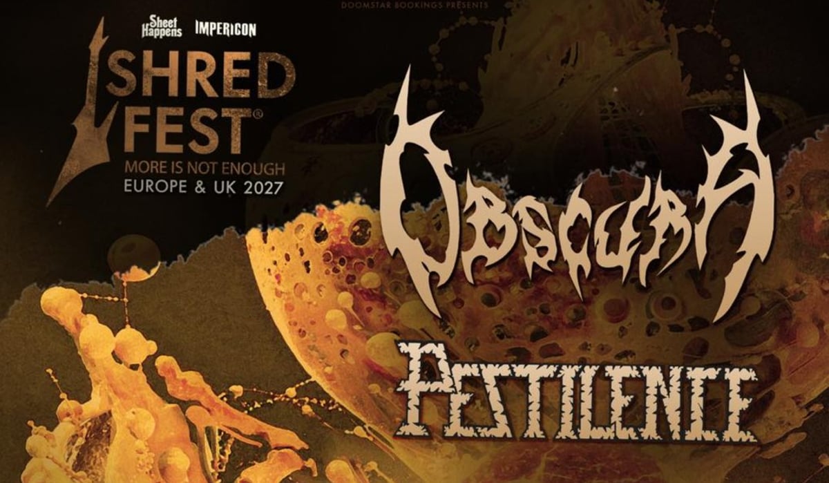 Shred Fest mit Obscura + Pestilence + Cryptic Shift + Thus + DVRK