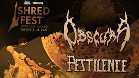 Shred Fest mit Obscura + Pestilence + Cryptic Shift + Thus + DVRK