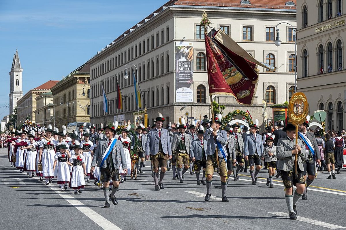 Der Trachten- und Schützenumzug zur Wiesn 2025
