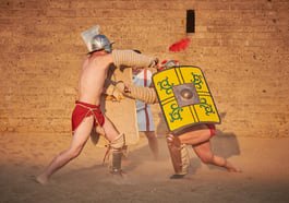 Live-Gladiatorenkampf mit Amor Mortis