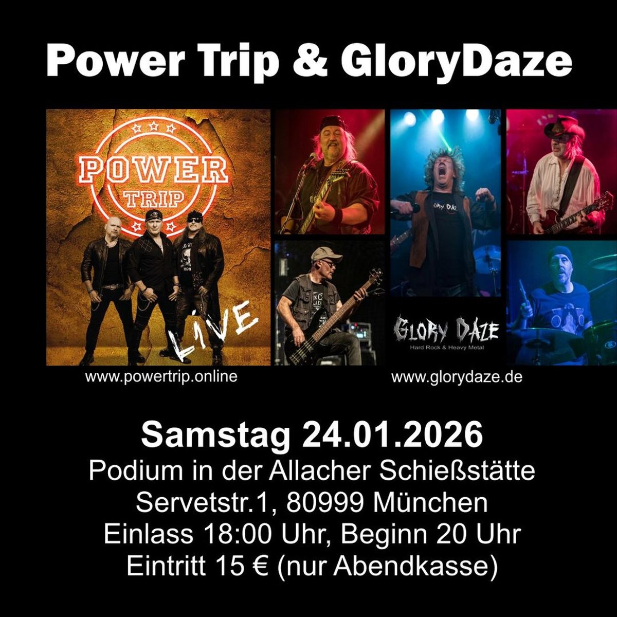 Powertrip + Glory Daze