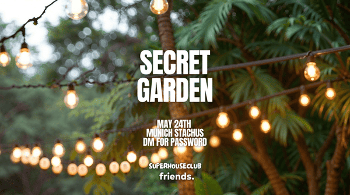 Secret Garden Open Air am 24.5.