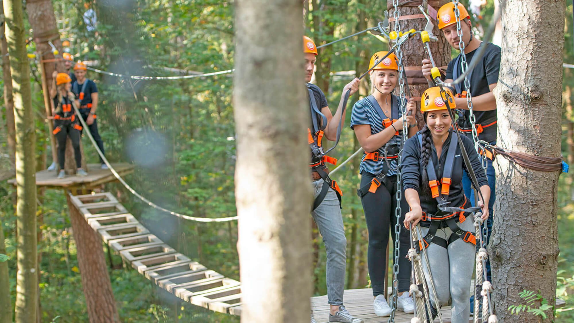 Kletterwald München / Hochseilgarten München: Vaterstetten