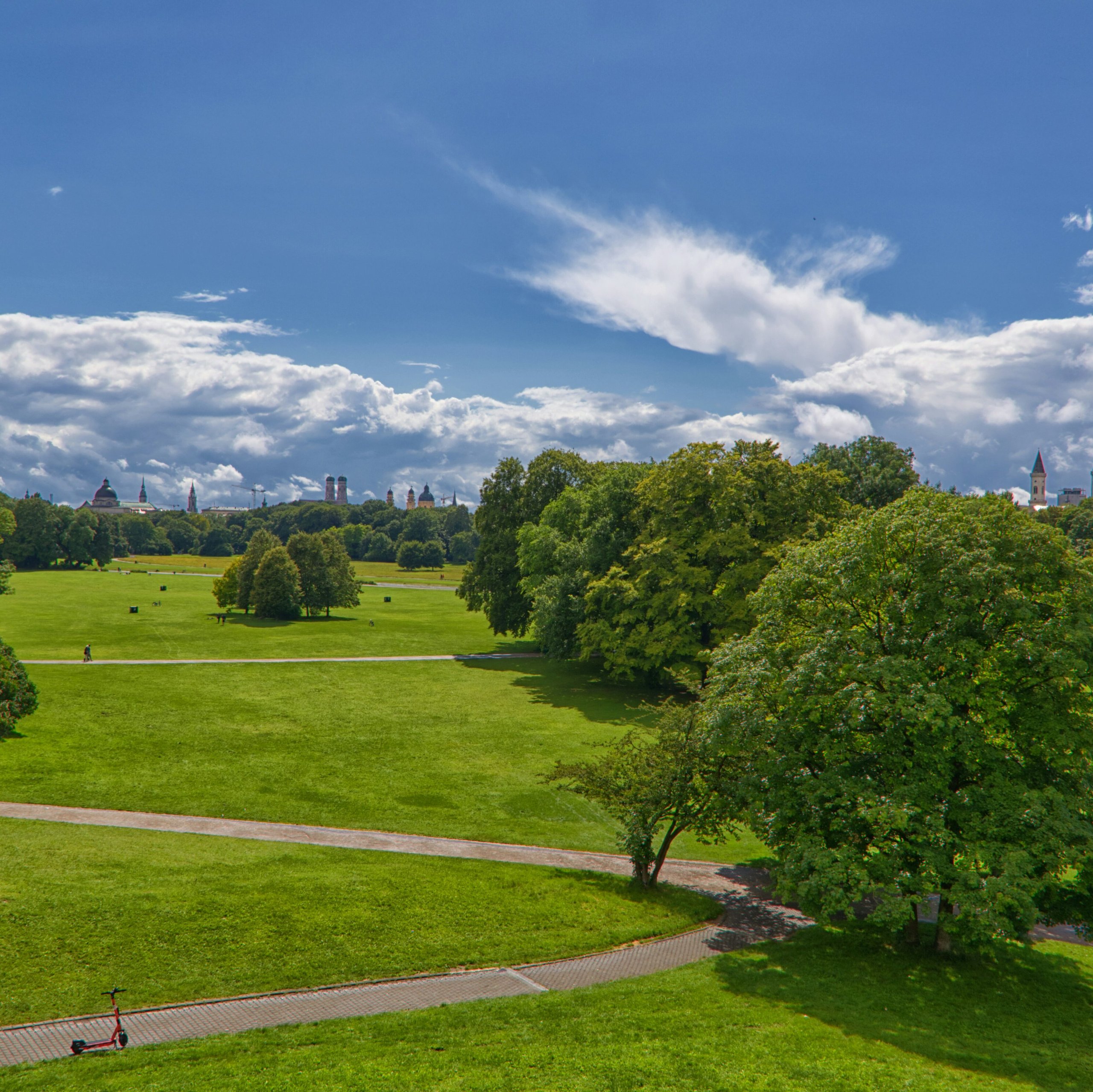 Grillen in München / Grillzone: Englischer Garten