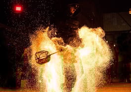 Feuershow: Flammende Fusion