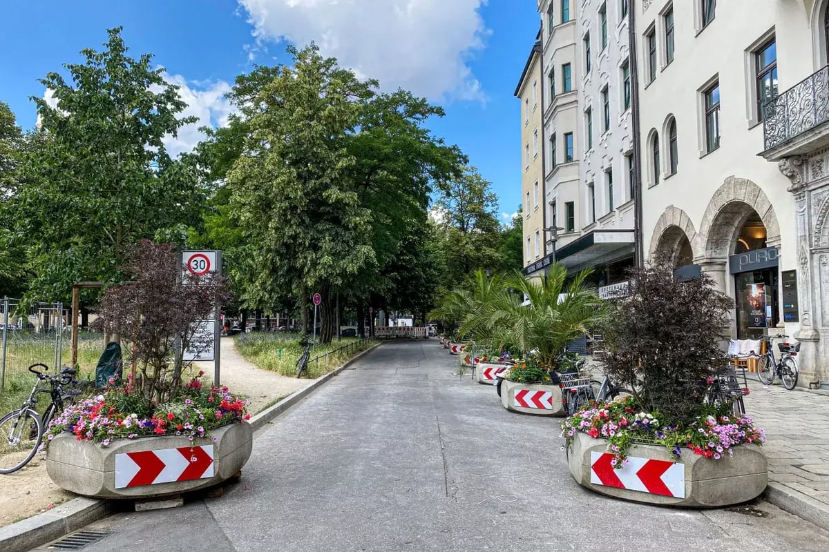 Die Sommerstraße am Isartor