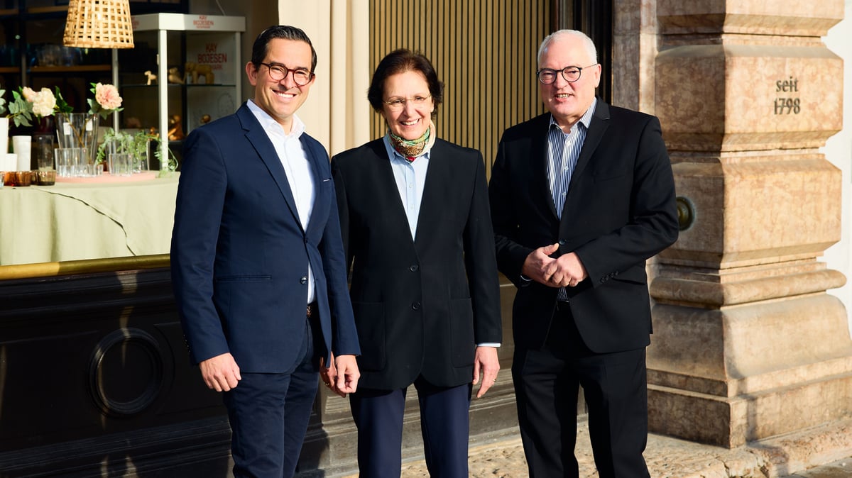 Geschäftsführung Kustermann: André Garcia, Dr. Susanne Linn-Kustermann, Caspar-Friedrich Brauckmann