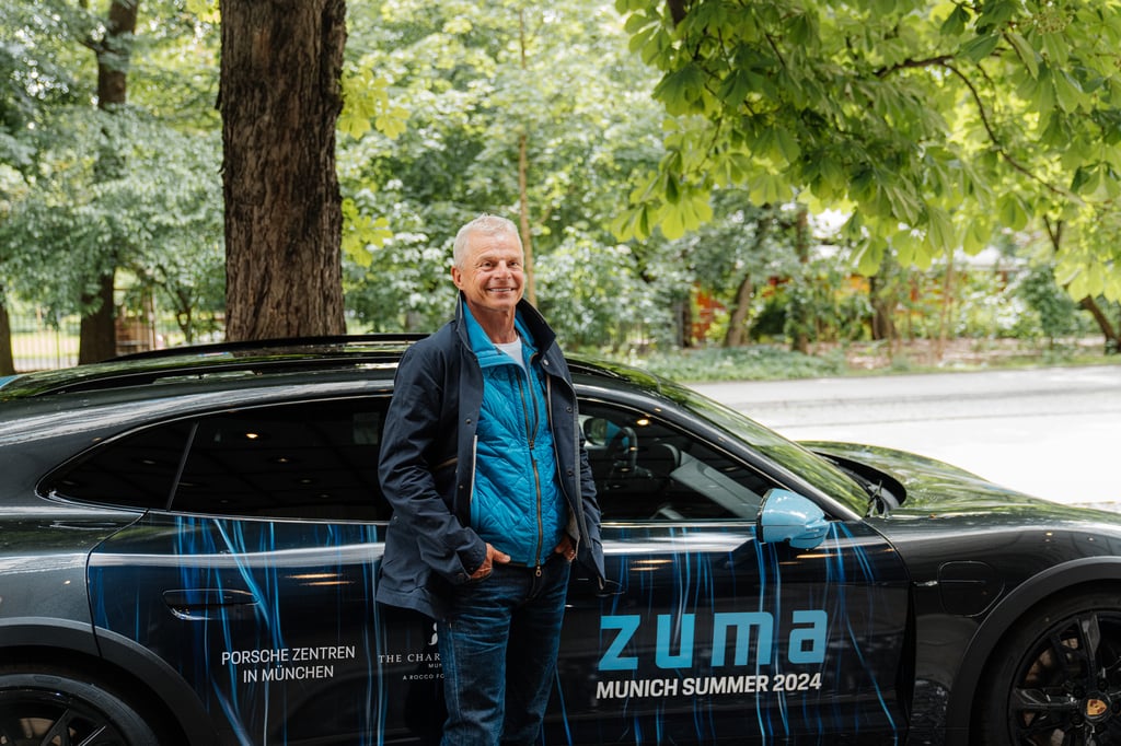 Zuma-Chef Rainer Becker bei der Ankunft