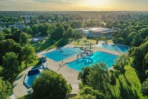 Michaelibad: das größte Freibad in München 