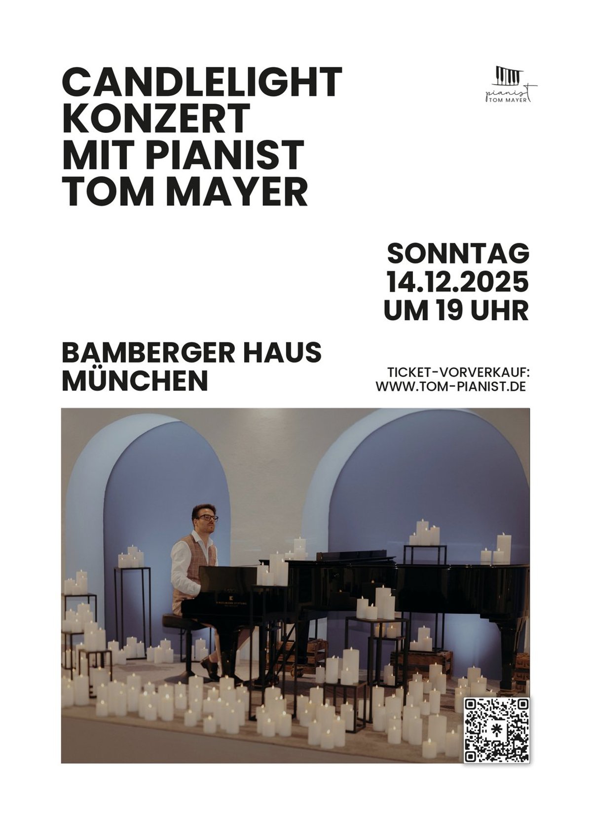 Candlelight Konzert mit Pianist Tom Mayer