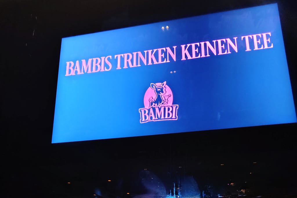 Spruch in der Bambi Bar