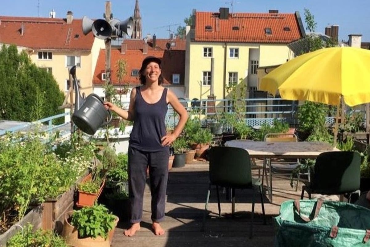 Community Dachgarten in der Färberei