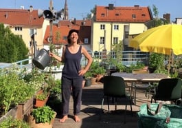 Community Dachgarten in der Färberei