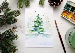 Christmas Cards I Aquarellmalerei