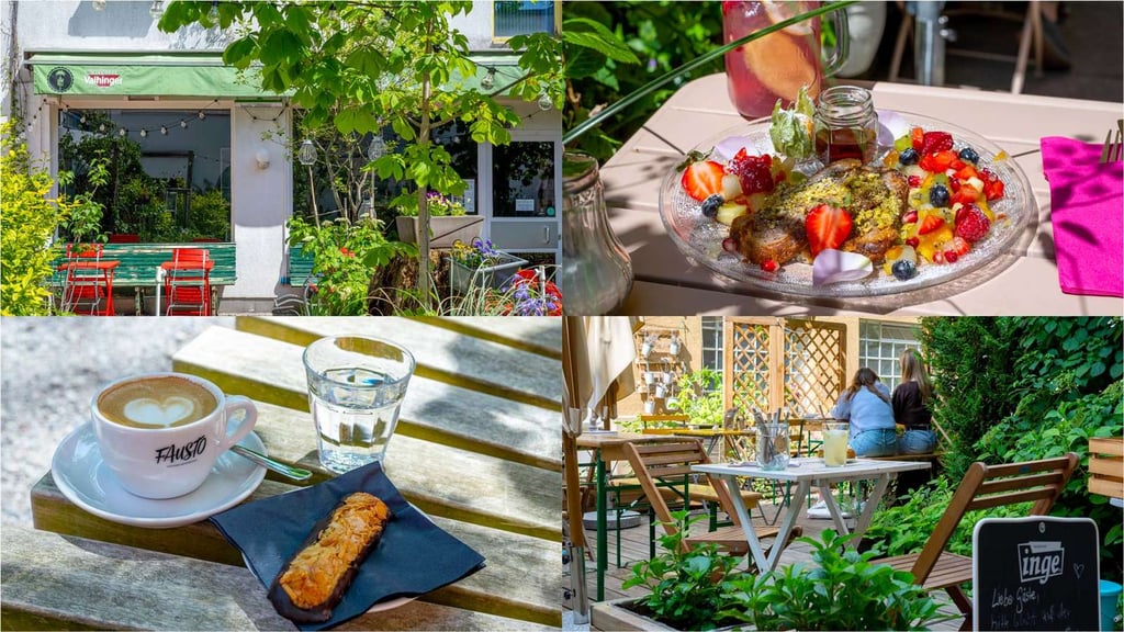 Kaffee trinken im Grünen: 14 Cafés mit Terrasse in München