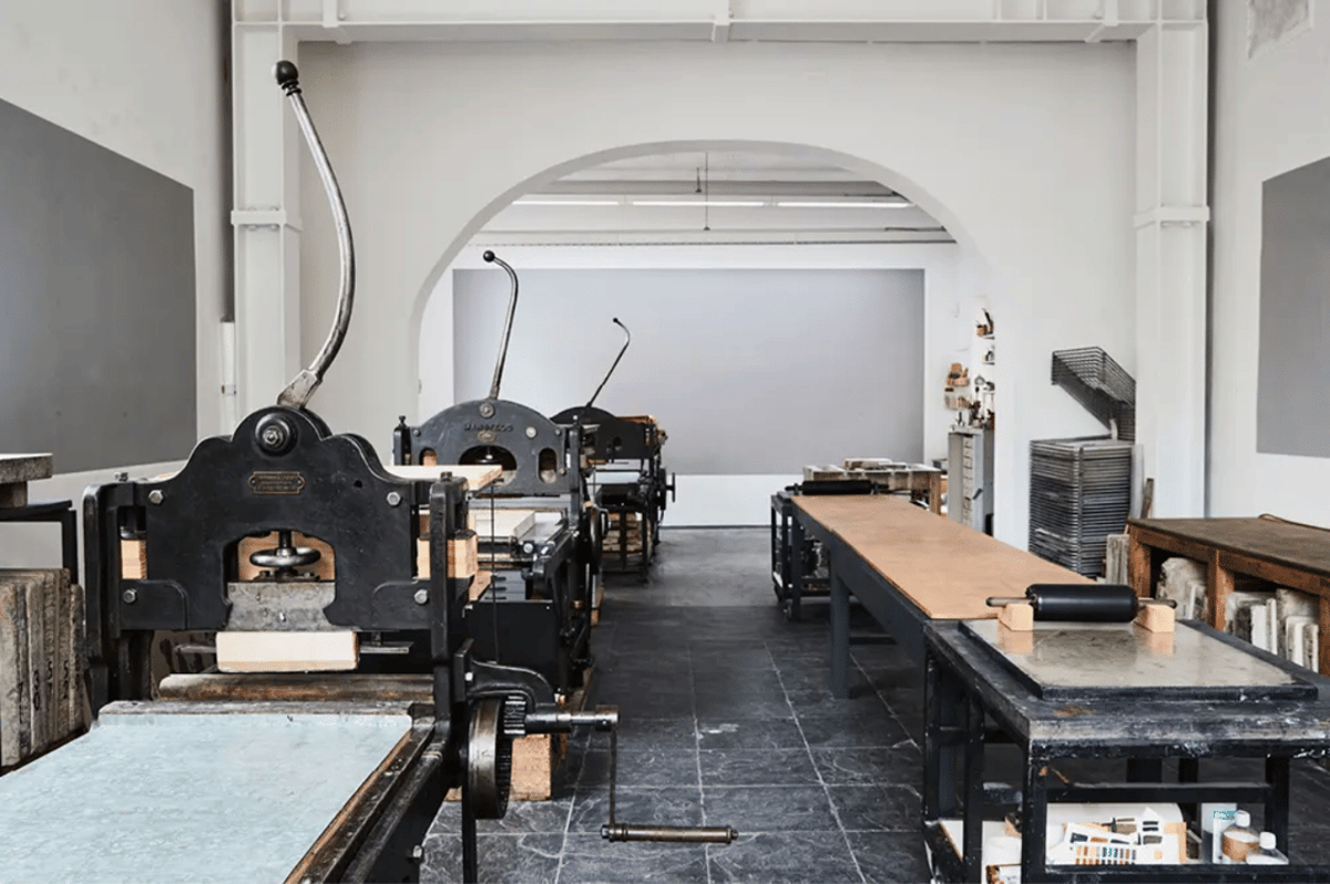 Steindruck München: Offene Werkstatt Lithografie