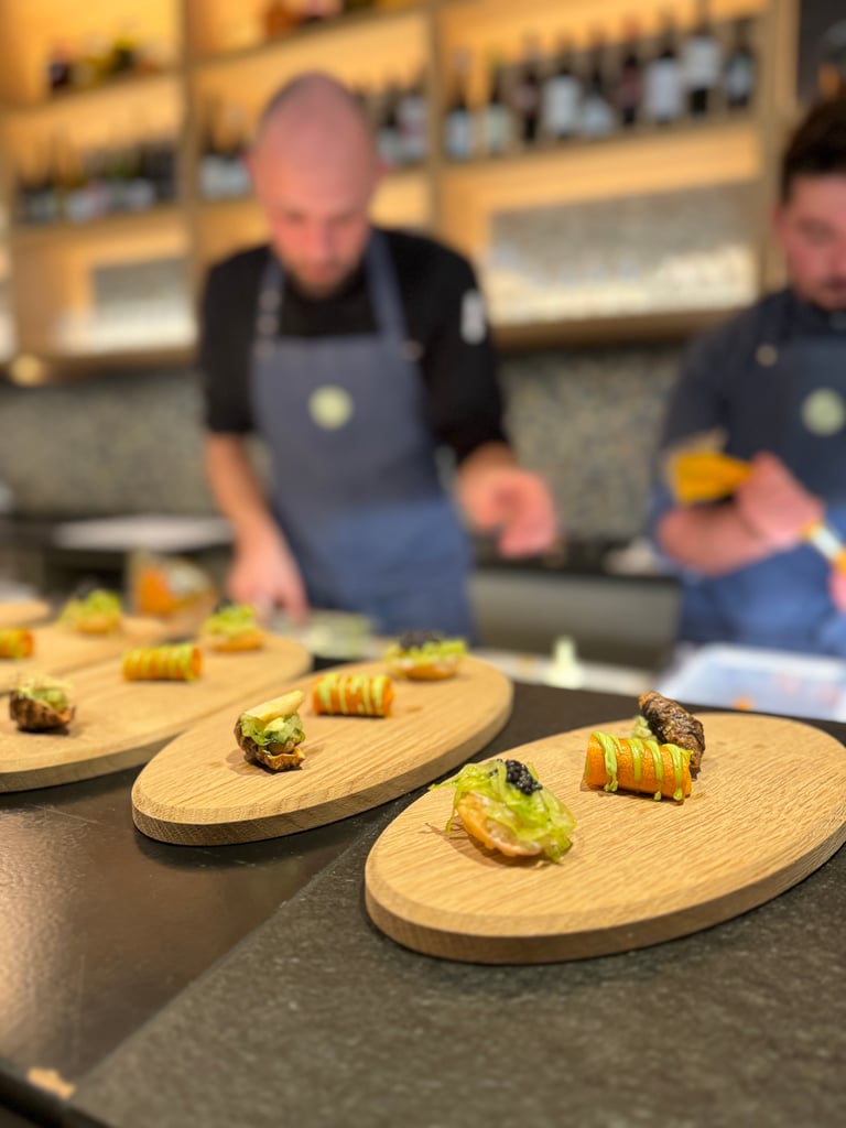 Köstliche vegetarische Häppchen von Patric Geier