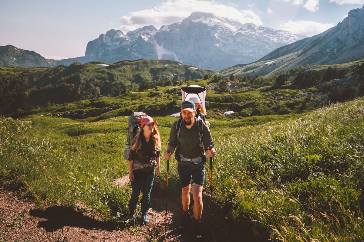 Wanderwege mit Kindern in der Nähe