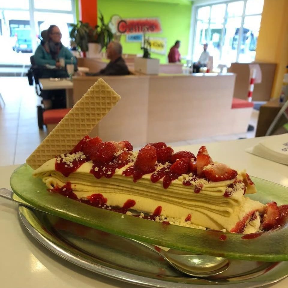 Tour de Eis / Eisdiele: Cellino