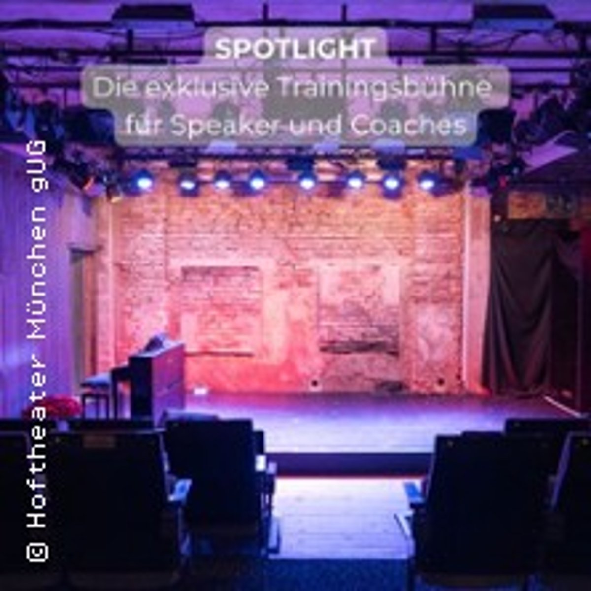 Spotlight – Exklusive Trainingsbühne für Speaker & Coaches