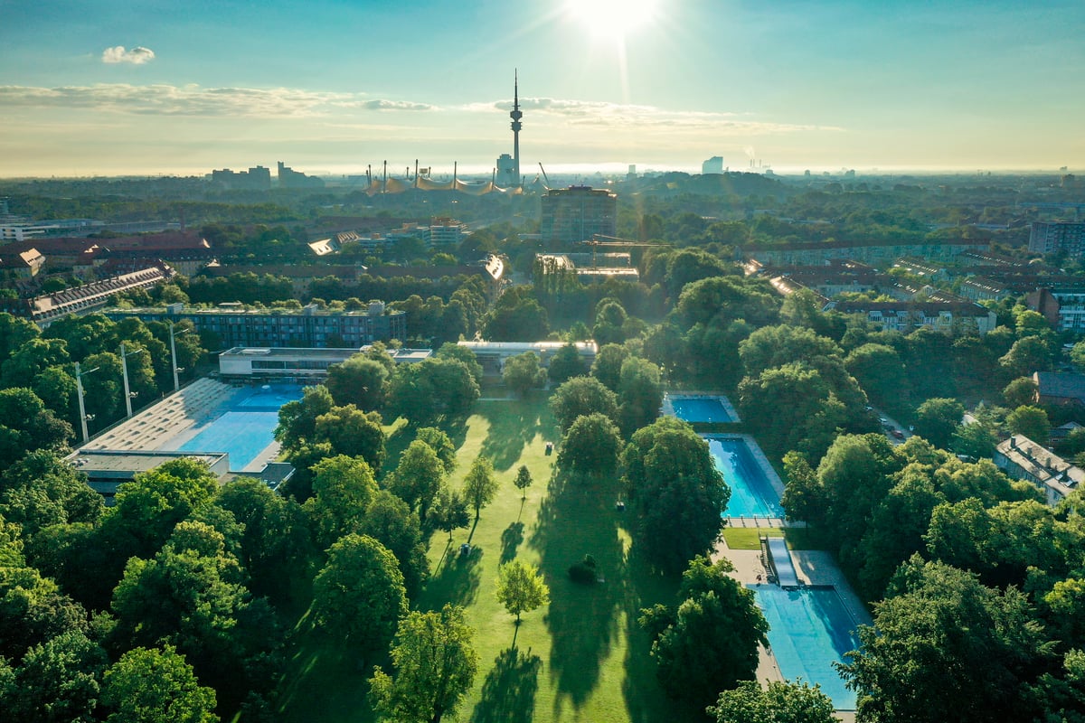 Freibad München / Freibäder München: Dantebad München