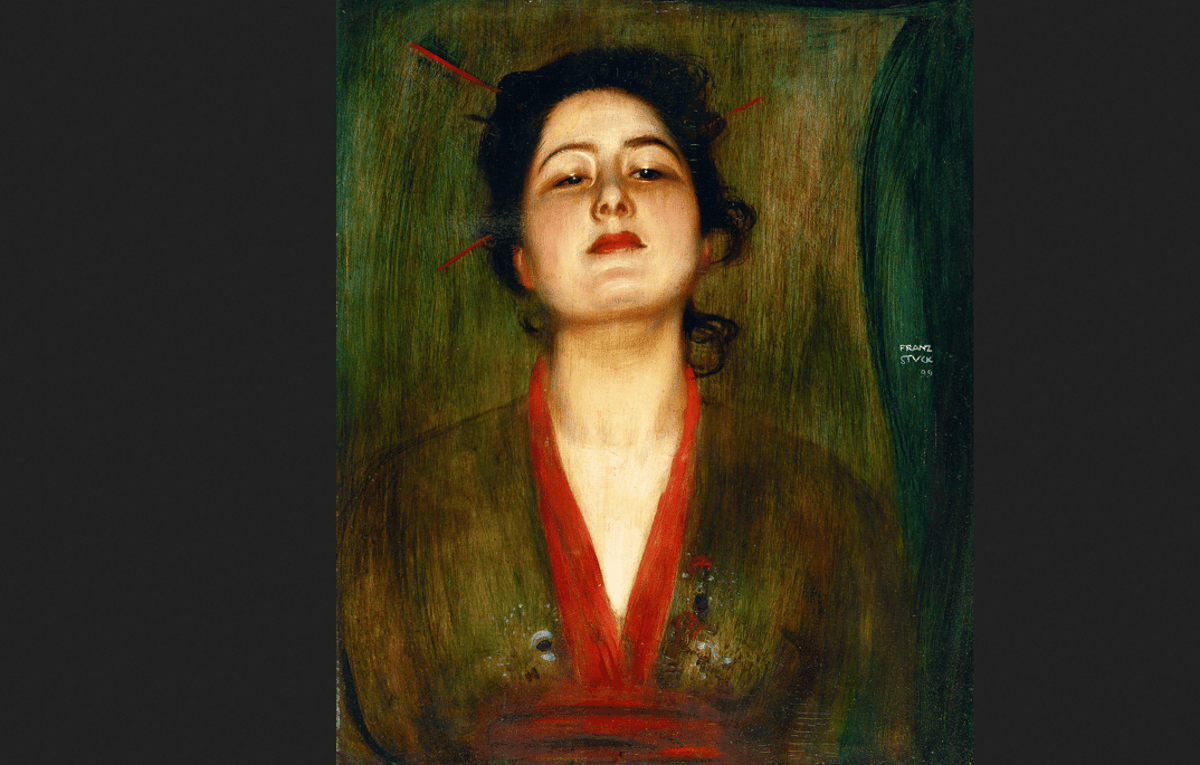 Franz von Stuck: Damenporträt à la japonaise