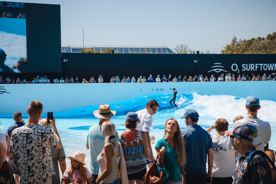 Rip Curl Nations Trophy in der o2 Surftown MUC