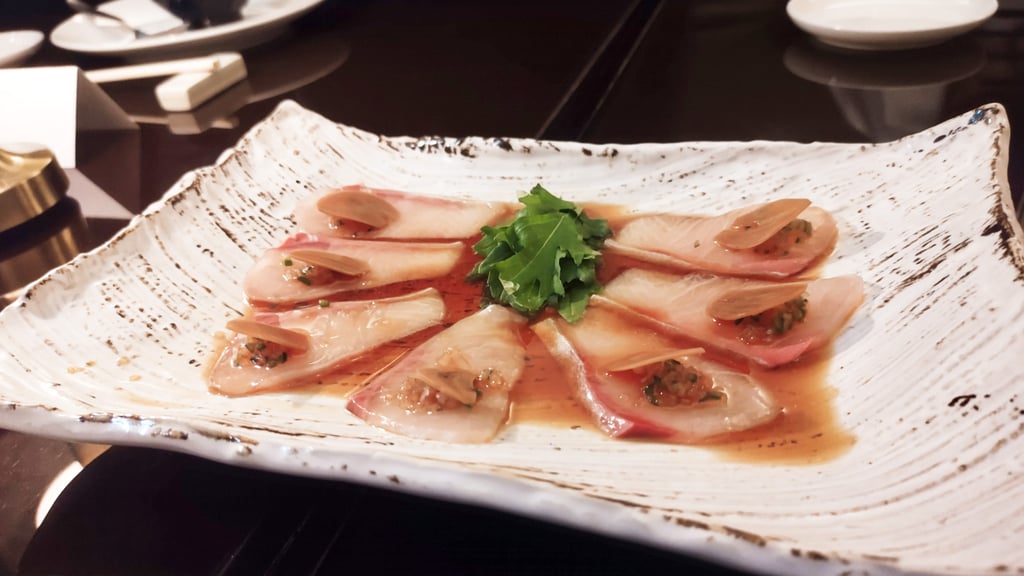 Das Wolfsbarsch-Carpaccio 
