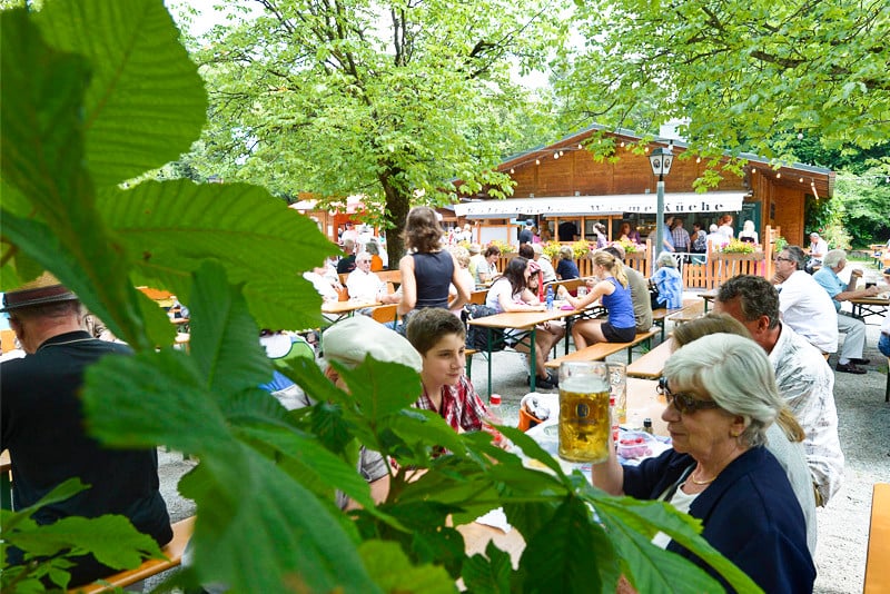 Biergarten München: Hopfengarten
