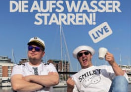 Männer, die aufs Wasser starren!