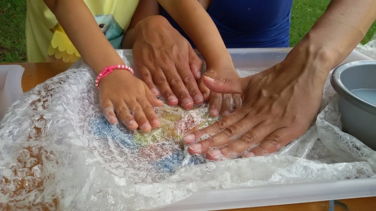 Kunterbunte Wollwerke filzen