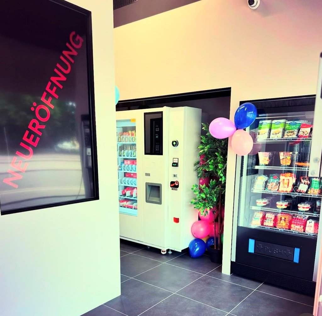 Deutschlands größter 24/7 Automaten-Supermarkt