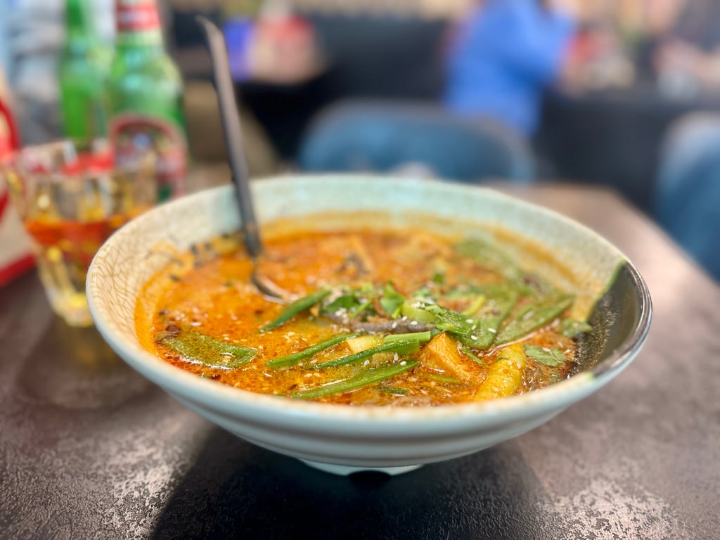 Malatang Suppe nachher