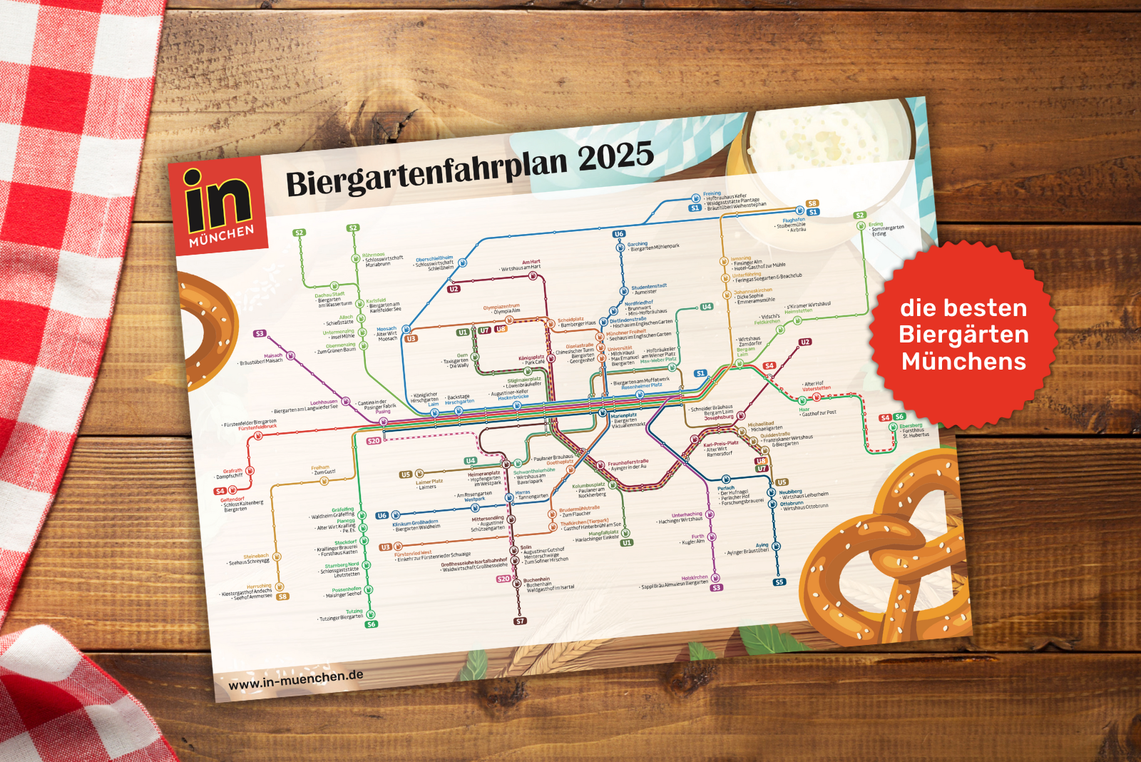 Biergartenfahrplan München 2025