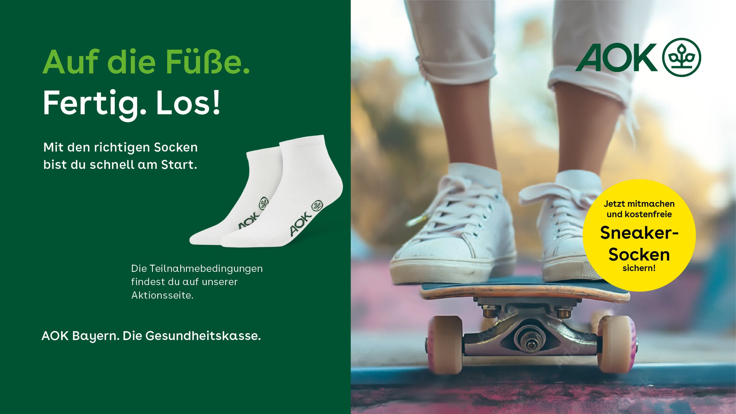AOK Verlosung Sneaker-Socken
