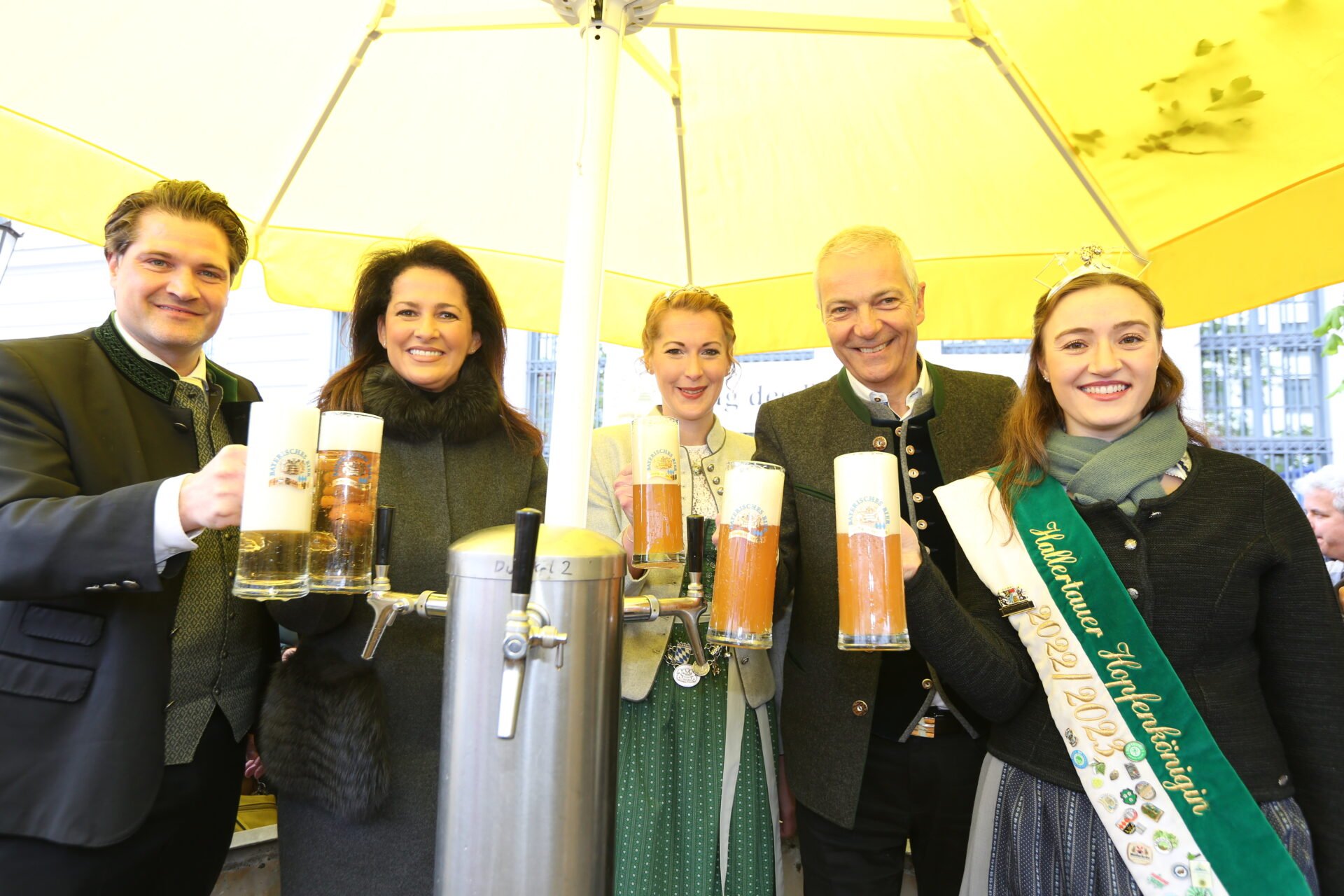 Dr. Thomas Geppert, Michaela Kaniber, Sarah Jäger, Dr. Michael Möller und Susanne Kaindl (2023)