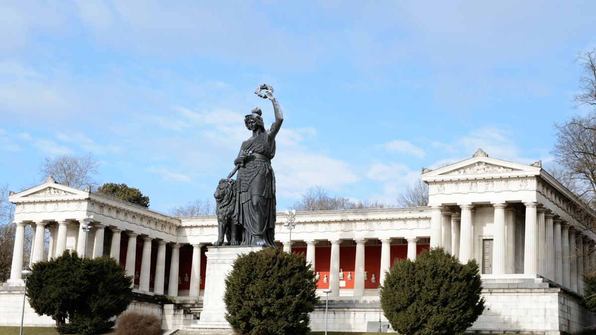 Theresienwiese: Header mit Bavaria