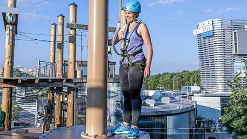 Kletterwald München / Hochseilgarten München: Jochen Schweizer