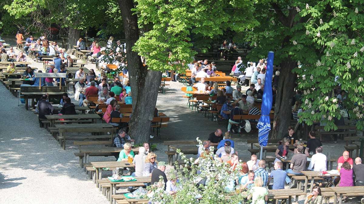 Biergarten München: Augustiner Schützengarten