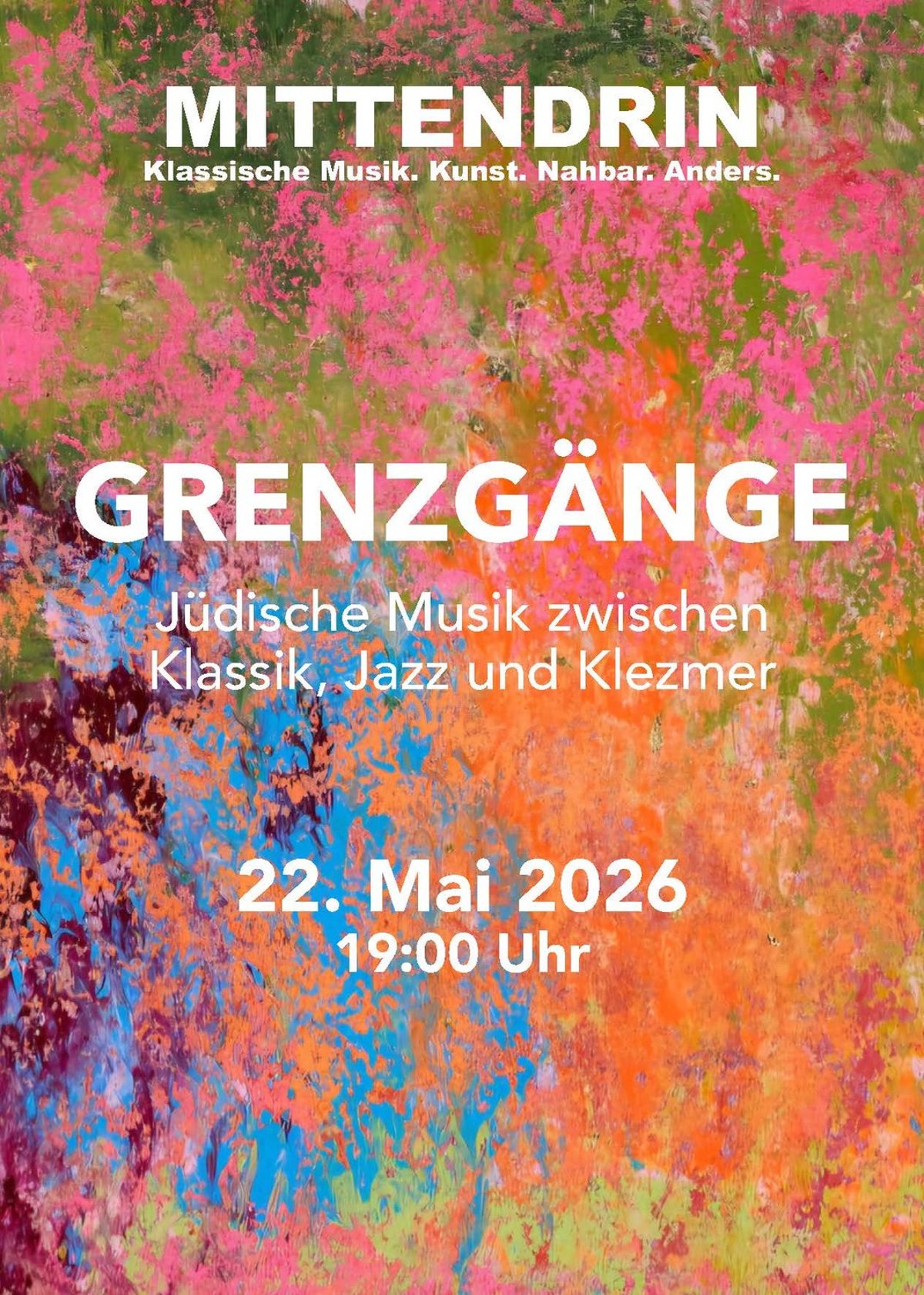 Georg Arzberger & Julian Riem – „Grenzgänge“ – 3. Konzert der Reihe „mittendrin“