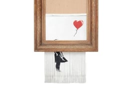 Banksy »Girl without Balloon« im MUCA Bunker