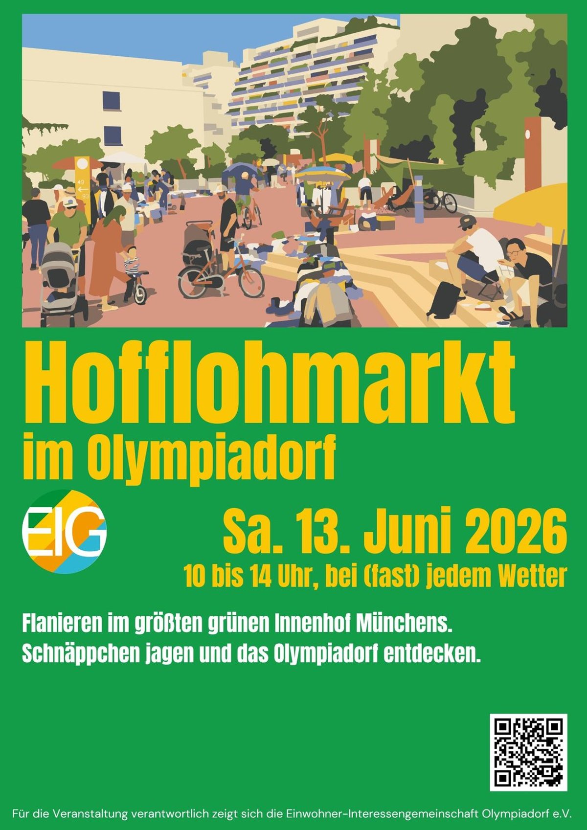 Offene Türen – Olympiadorf Hofflohmarkt 2026