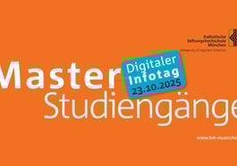 Digitaler Infotag zu den Masterstudiengängen der KSH München