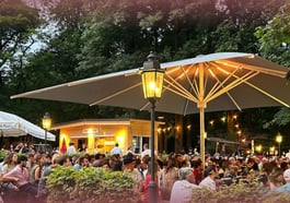 WM live im Bamberger Haus Biergarten