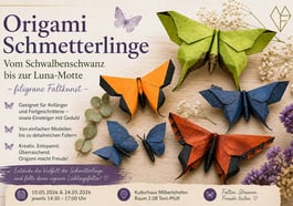 Origami-Schmetterlinge